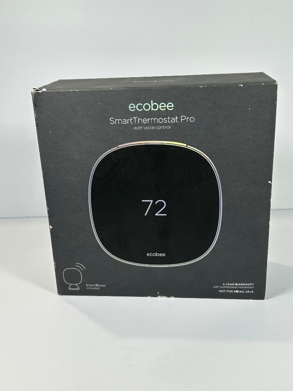 ecobee EB-STATE5-01 Smart Thermostat with Smart Sensor - New Open Box